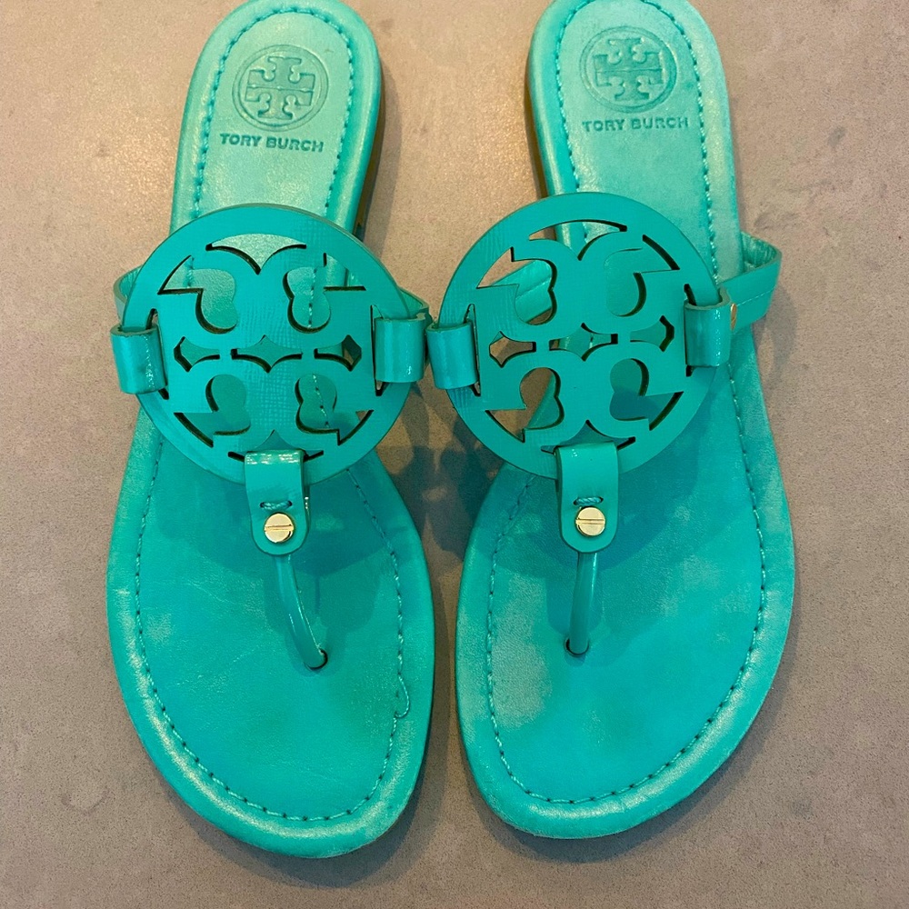 Tory Burch Turquoise Miller's RARE